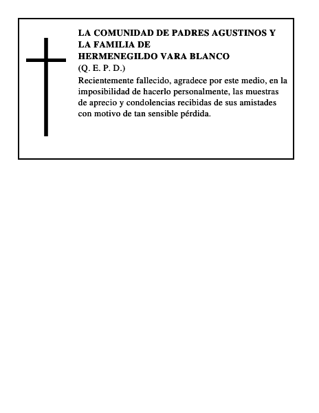 HERMENEGILDO VARA BLANCO