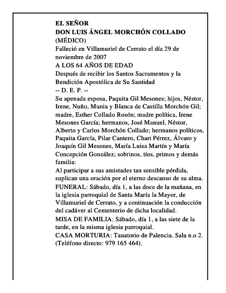 DON LUIS ÁNGEL MORCHÓN COLLADO