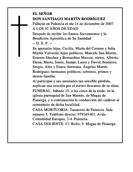 DON SANTIAGO MARTÍN RODRÍGUEZ