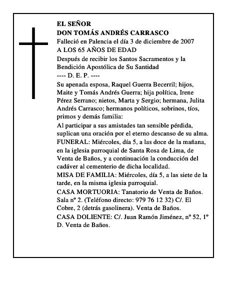 DON TOMÁS ANDRÉS CARRASCO