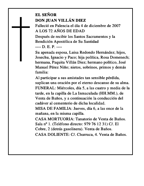 DON JUAN VILLÁN DIEZ