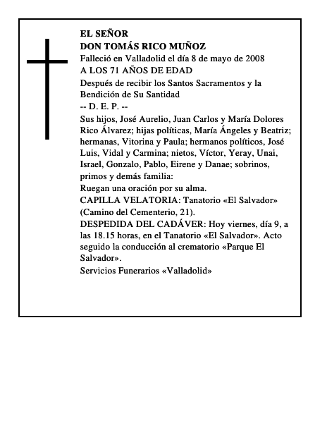 DON TOMÁS RICO MUÑOZ