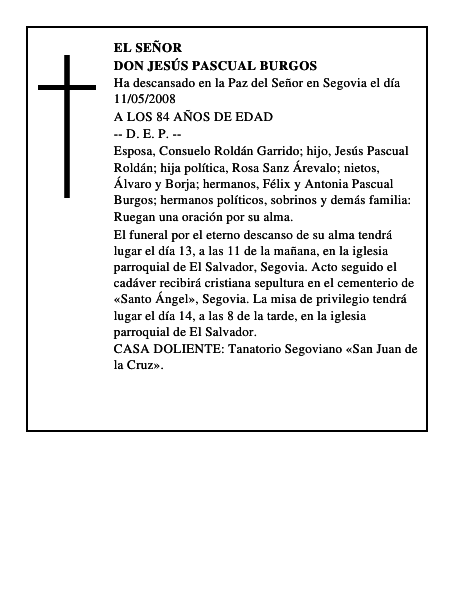 DON JESÚS PASCUAL BURGOS