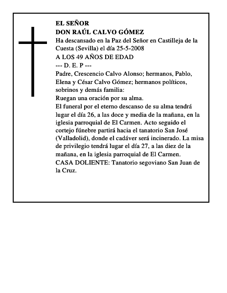 DON RAÚL CALVO GÓMEZ