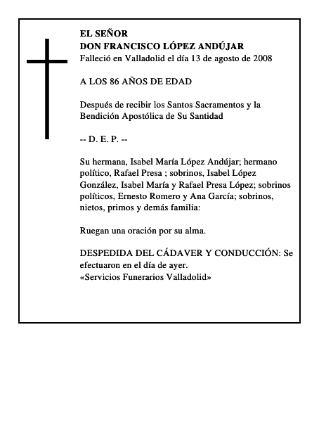 DON FRANCISCO LÓPEZ ANDÚJAR