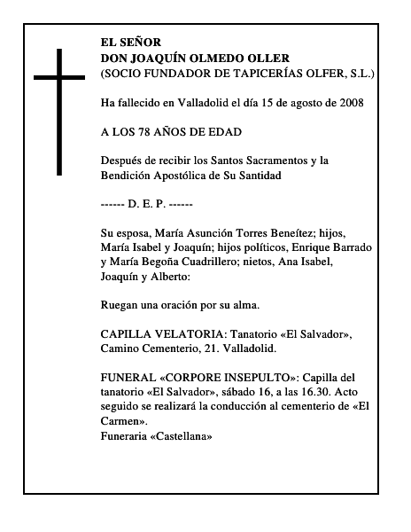 DON JOAQUÍN OLMEDO OLLER