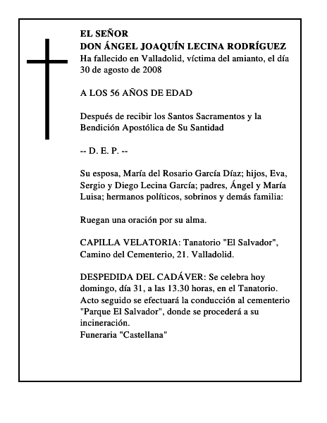 DON ÁNGEL JOAQUÍN LECINA RODRÍGUEZ