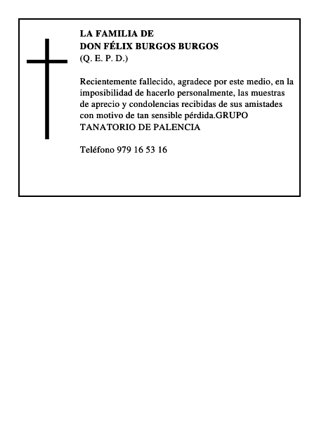 DON FÉLIX BURGOS BURGOS