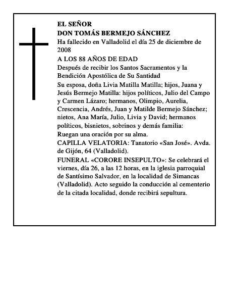 DON TOMÁS BERMEJO SÁNCHEZ