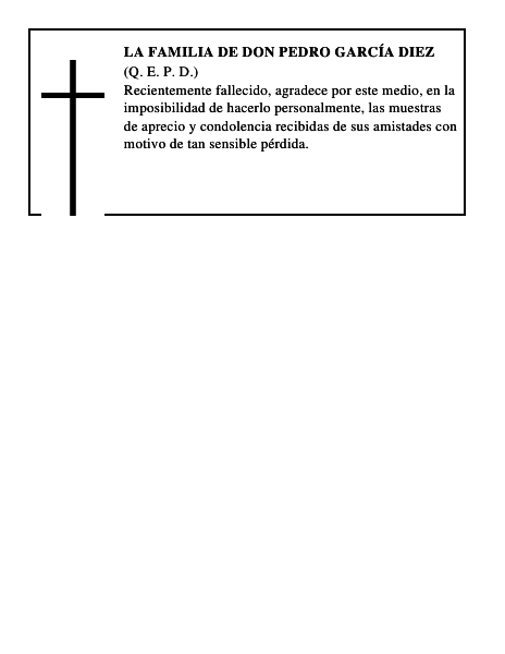 LA FAMILIA DE DON PEDRO GARCÍA DIEZ