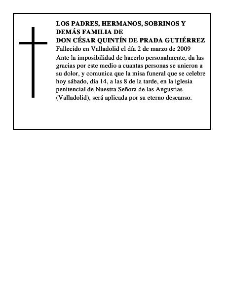 DON CÉSAR QUINTÍN DE PRADA GUTIÉRREZ