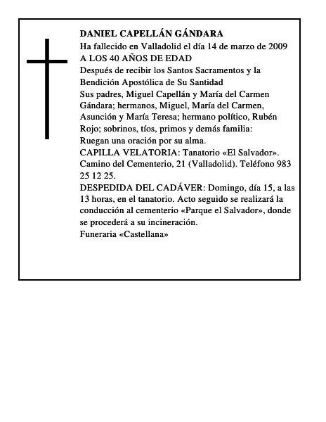 DANIEL CAPELLÁN GÁNDARA