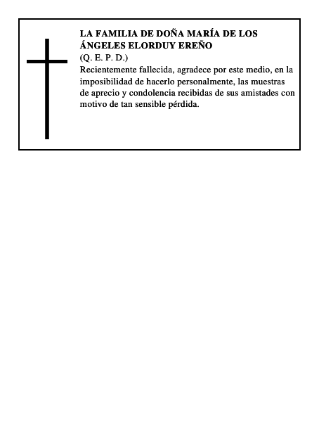 LA FAMILIA DE DOÑA MARÍA DE LOS ÁNGELES ELORDUY EREÑO