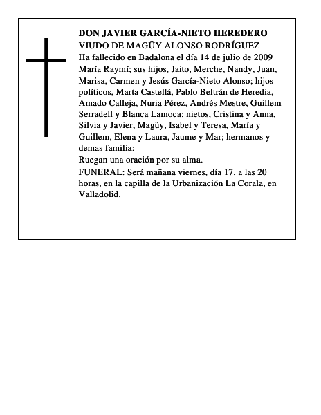 DON JAVIER GARCÍA-NIETO HEREDERO