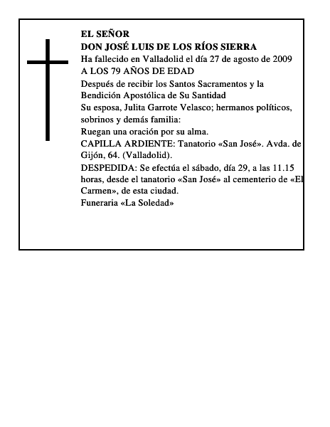 DON JOSÉ LUIS DE LOS RÍOS SIERRA