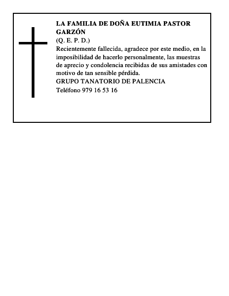 LA FAMILIA DE DOÑA EUTIMIA PASTOR GARZÓN