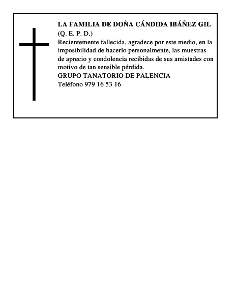 LA FAMILIA DE DOÑA CÁNDIDA IBÁÑEZ GIL