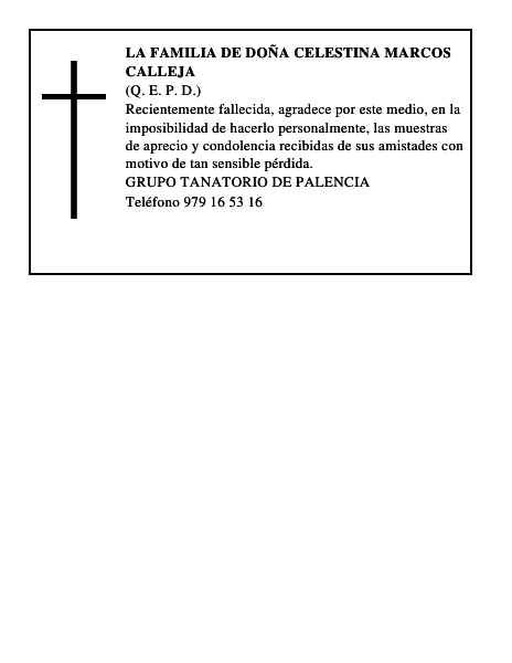 LA FAMILIA DE DOÑA CELESTINA MARCOS CALLEJA