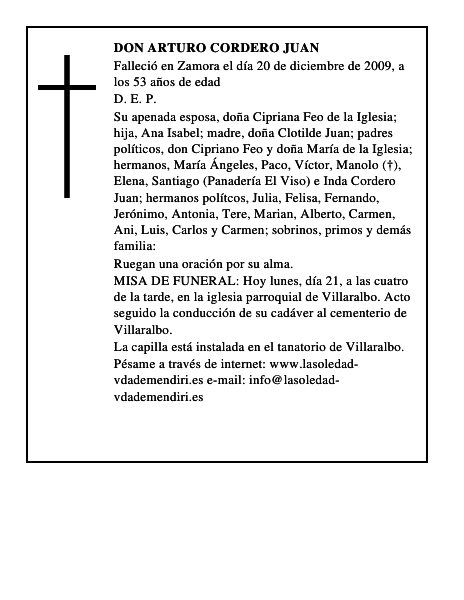 Don Arturo Cordero Juan