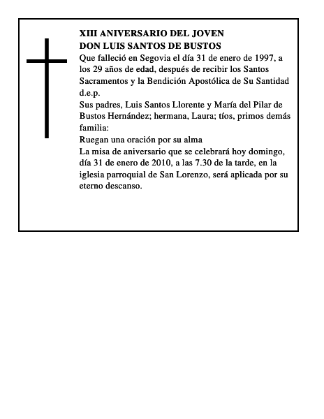Don Luis Santos de Bustos
