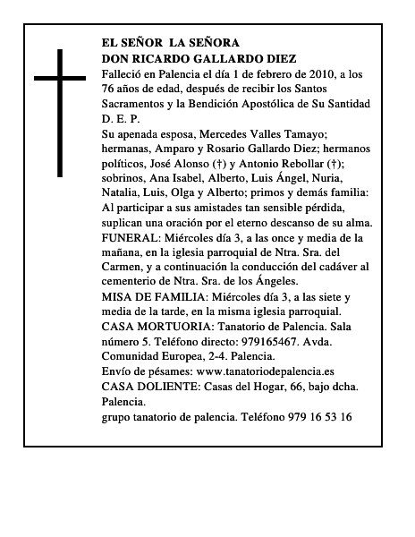 Don Ricardo Gallardo Diez