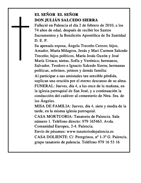 Don Julián Salcedo Sierra