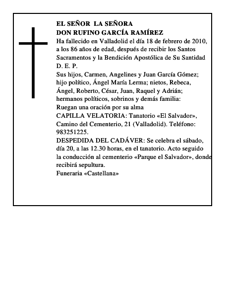 Don Rufino García Ramírez
