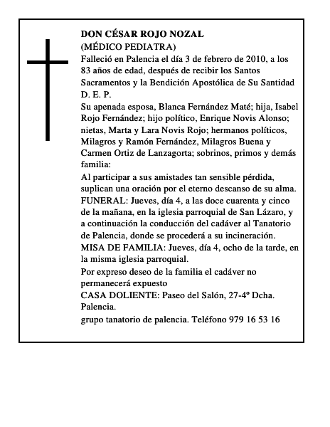 Don César Rojo Nozal