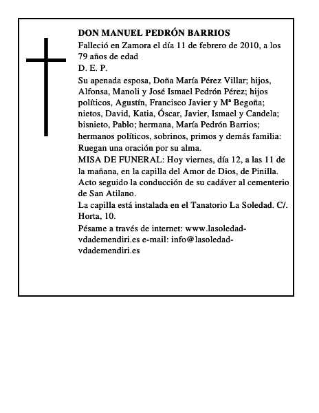 Don Manuel Pedrón Barrios