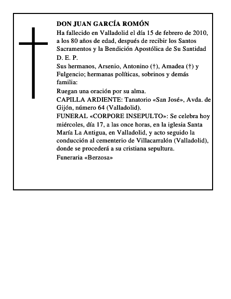 Don Juan García Romón