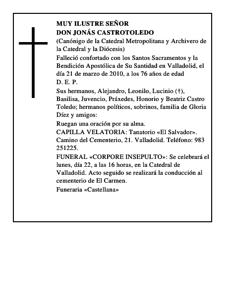 Don Jonás CastroToledo
