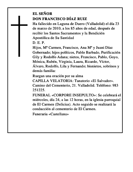 Don Francisco Díaz Ruiz