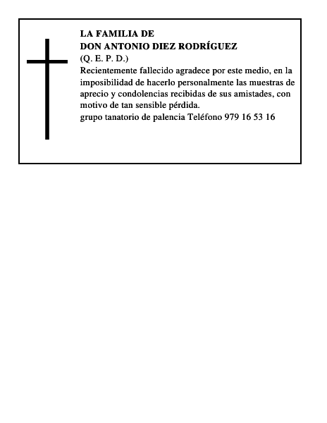 Don Antonio Diez Rodríguez