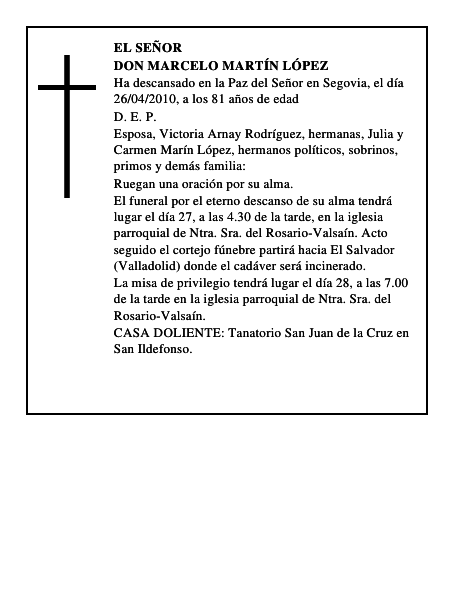 Don Marcelo Martín López