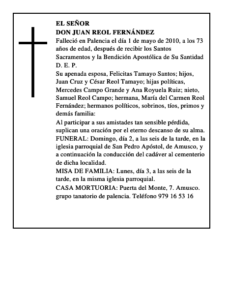 Don Juan Reol Fernández