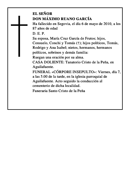 Don Máximo Ruano García