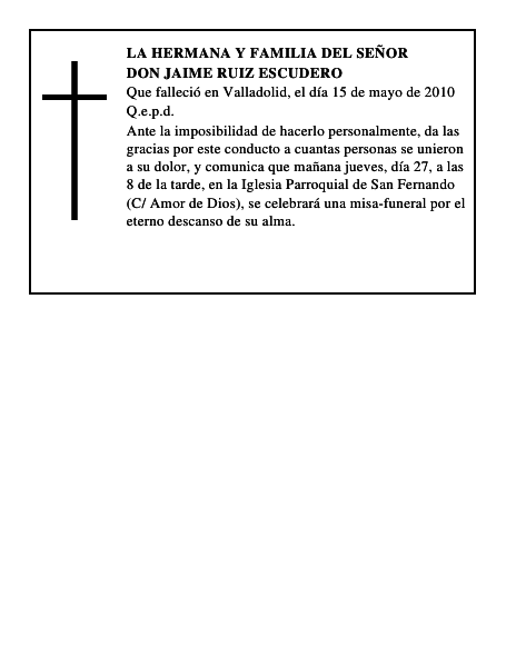 Don Jaime Ruiz Escudero