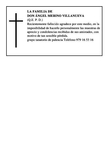Don Ángel Merino Villanueva