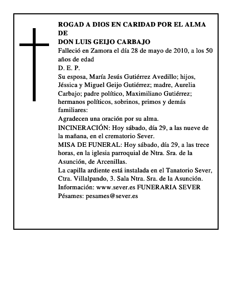 Don Luis Geijo Carbajo