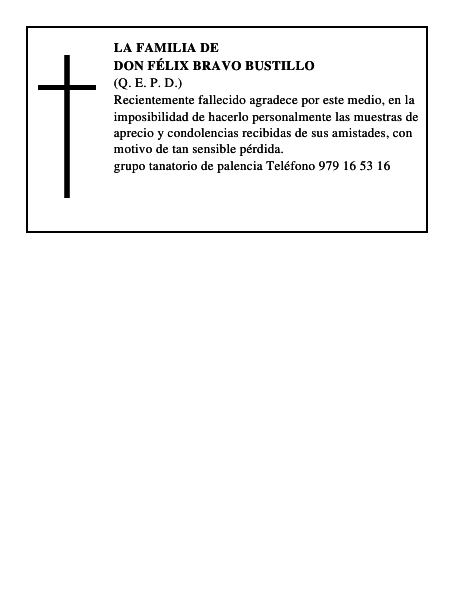 Don Félix Bravo Bustillo