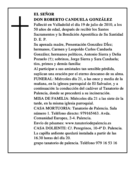 Don Roberto Canduela González