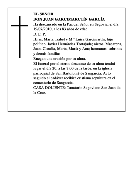 Don Juan Garcimarctín García
