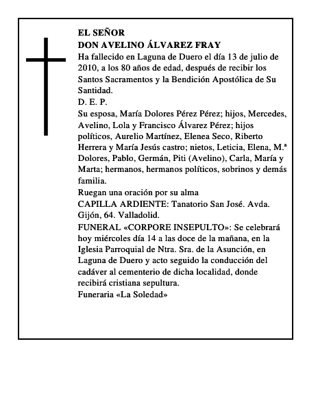 Don Avelino Álvarez Fray