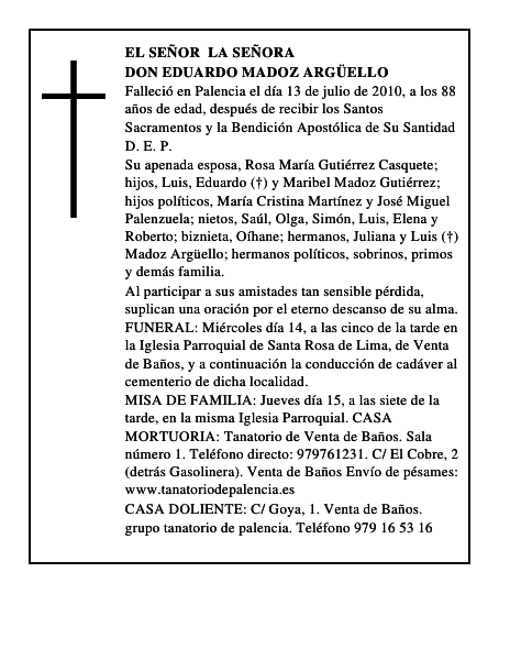 Don Eduardo Madoz Argüello