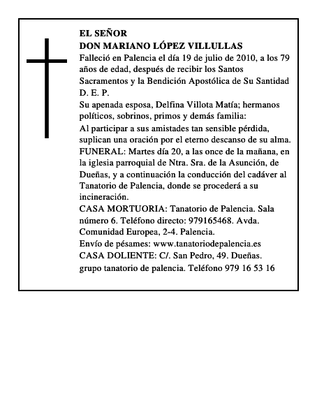 Don Mariano López Villullas