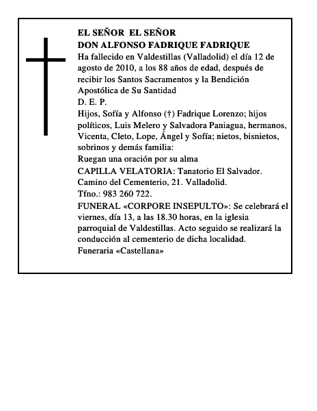Don Alfonso Fadrique Fadrique