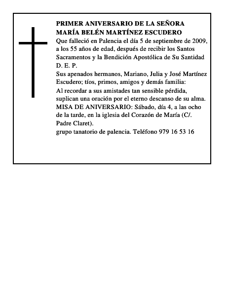 María Belén Martínez Escudero