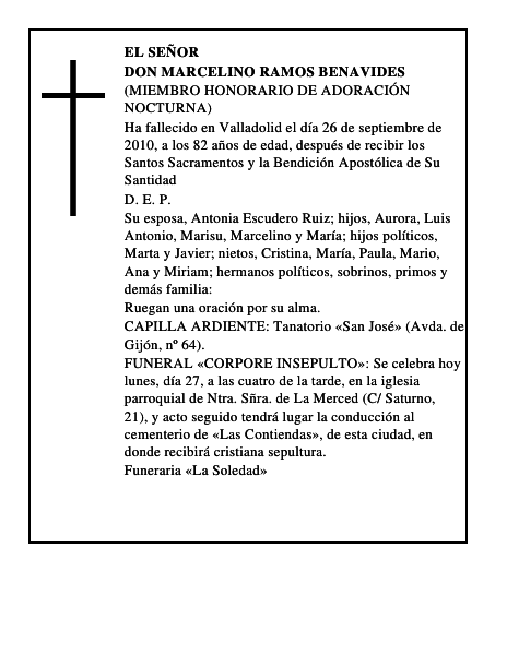 Don Marcelino Ramos Benavides