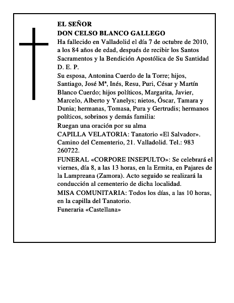Don Celso Blanco Gallego