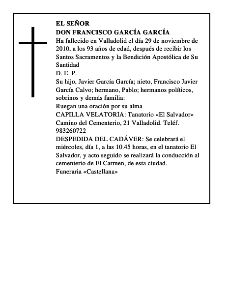 Don Francisco García García
